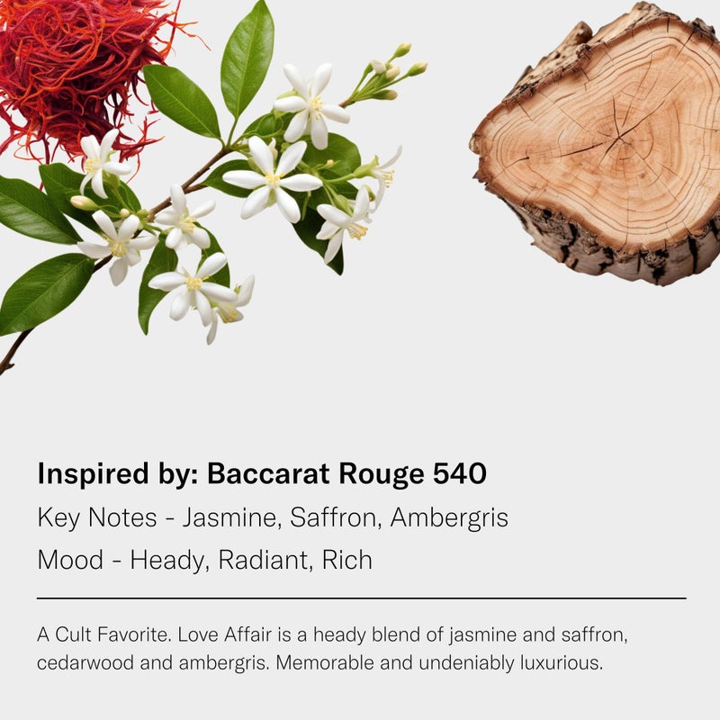 AromaTech Love Affair Aroma Essential Oil Blend: Luxury Hotel Inspired Aromatherapy with Jasmine, Saffron, Cedar & Amber for Ultrasonic Diffusers & Nebulizers - 16 fl oz, 500 mL - Image 2