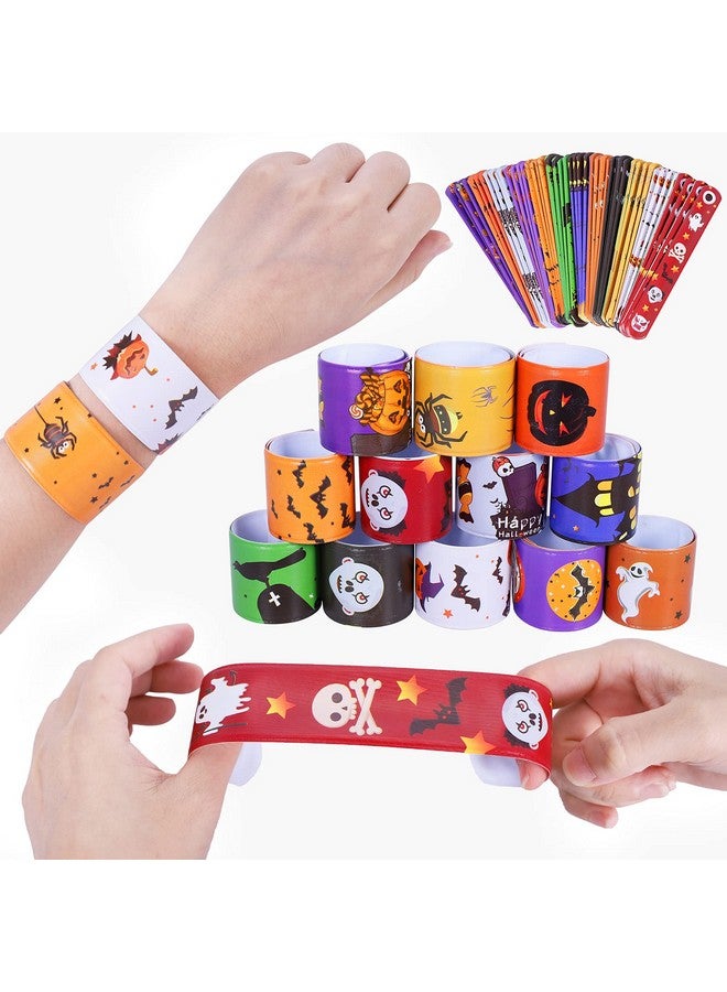 ماكس فن - ٤٨ قطعة من أساور الهالوين وهدايا الحفلات - ألعاب الهالوين للأطفال وحقائب الحلوى - هدايا حفلات أعياد الميلاد - Image 4