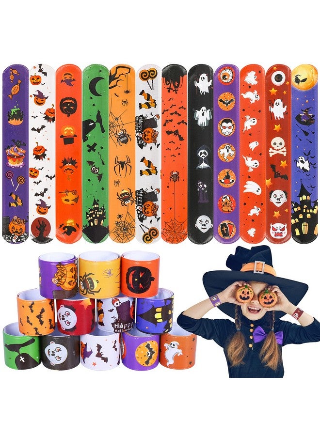 ماكس فن - ٤٨ قطعة من أساور الهالوين وهدايا الحفلات - ألعاب الهالوين للأطفال وحقائب الحلوى - هدايا حفلات أعياد الميلاد - Image 1