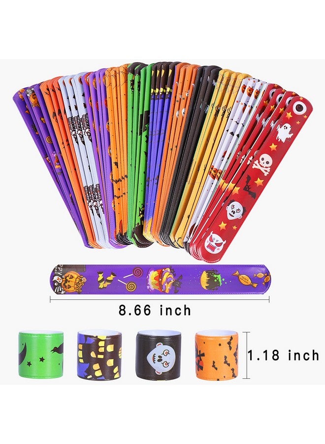 ماكس فن - ٤٨ قطعة من أساور الهالوين وهدايا الحفلات - ألعاب الهالوين للأطفال وحقائب الحلوى - هدايا حفلات أعياد الميلاد - Image 2