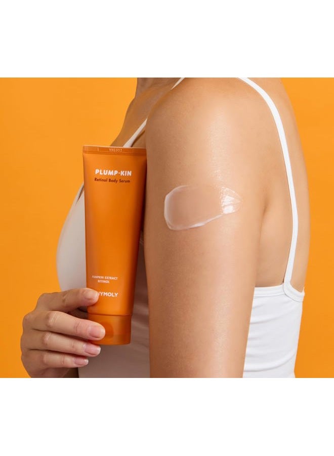TONYMOLY Plump-kin Retinol Body Serum, Hyaluronic Acid Serum for Face, Skin Tightening & Hydrating, with Pumpkin Extract, Retinol, Hyaluronic Acid 4.05 fl oz - Image 3