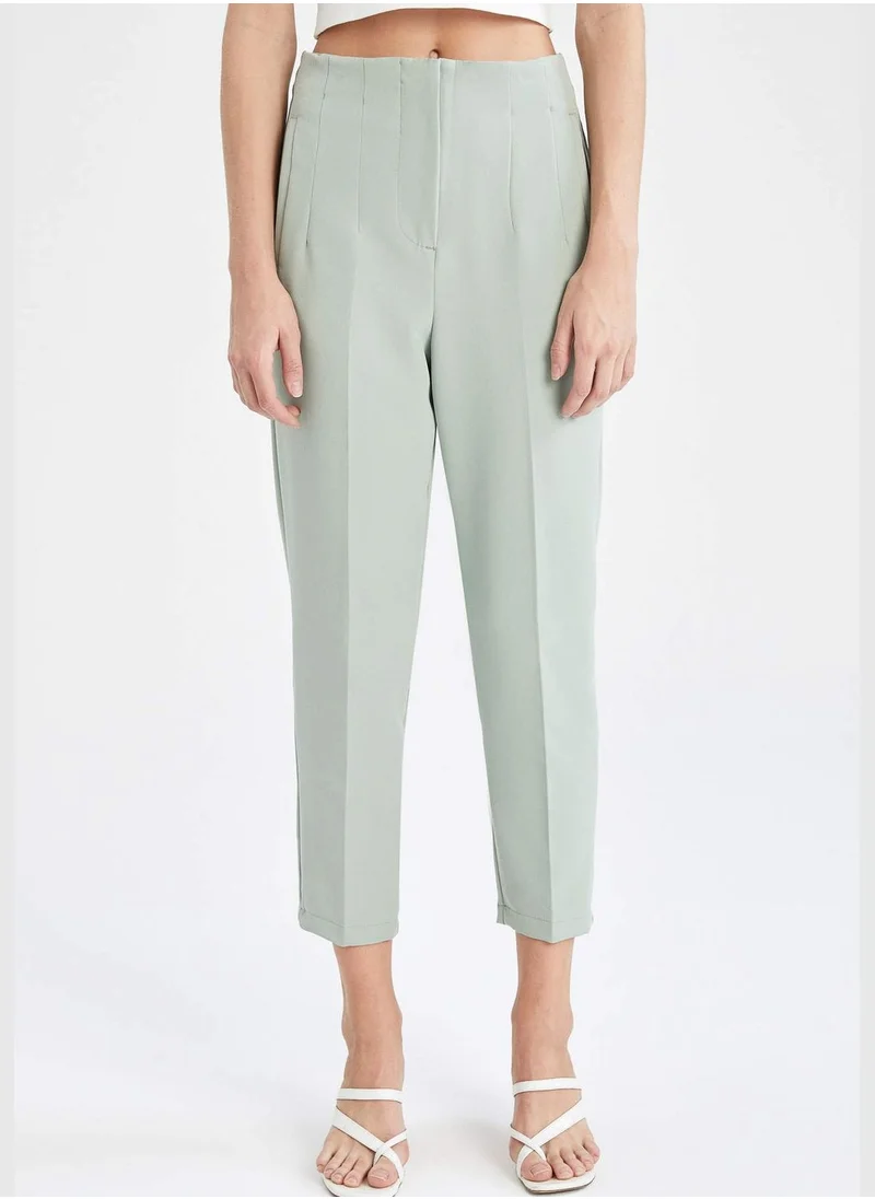 DeFacto Slim Fit High Waisted Chinos