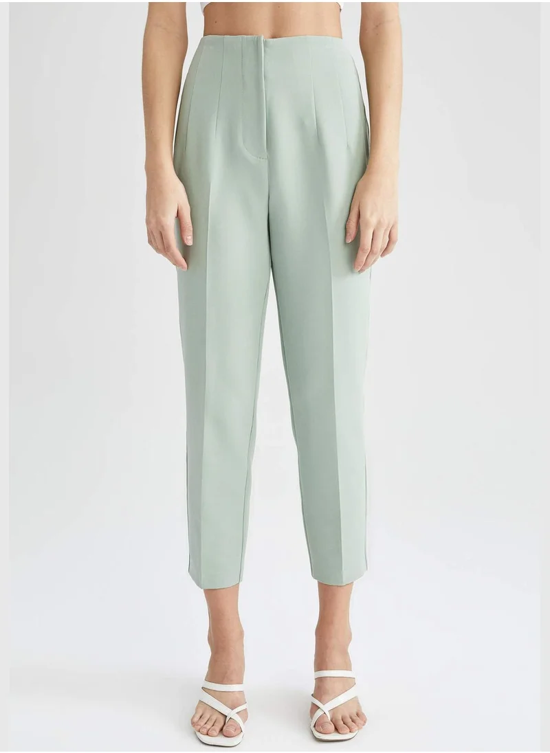 DeFacto Slim Fit High Waisted Chinos
