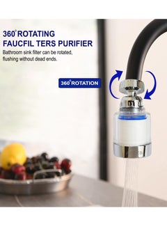 ATOZS ATOZS Sink Faucet Water Filter, water filter for tap, water filter for sink water filter, 360° Rotating faucet water filter, water dispenser faucet, Water Purifier for Home And Bathroom Tap  - Image 4