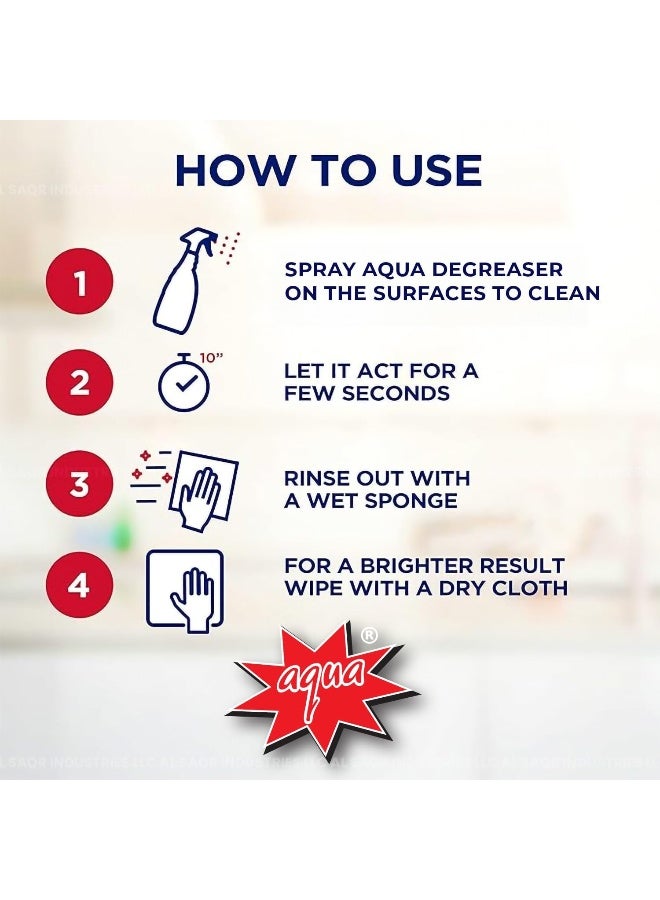 Aqua Degreaser â€“ Heavy-Duty Industrial Strength Cleaner | Eco-Friendly, Non-Toxic Formula | Cuts Through Grease, Oil & Grime | Multi-Surface Use | 5 Litres for Home & Commercial Cleaning - Image 3