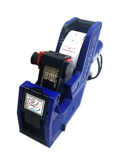General 8-Character Digits Price Labeller Date Pricing Machine Kit Blue/Black With Labels for Supermarket, Retail Store and Home  - Image 1