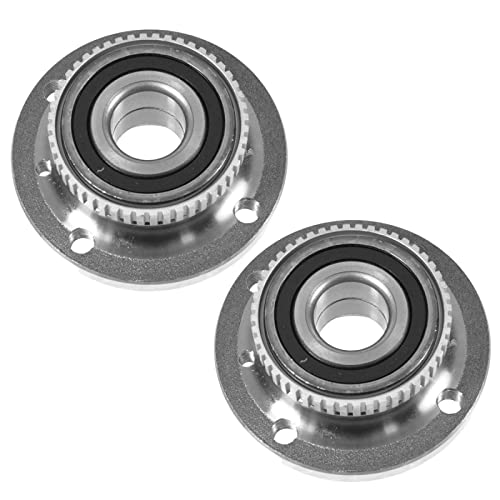 TRQ 2 Piece Front Wheel Bearing & Hub Assembly Set Compatible with 1984-1991 BMW 318i 1991 318is 1986-1988 325 1984-1987 325e 1986-1987 325es 1987-1991 325i 325is 1988-1991 325iX - Image 4