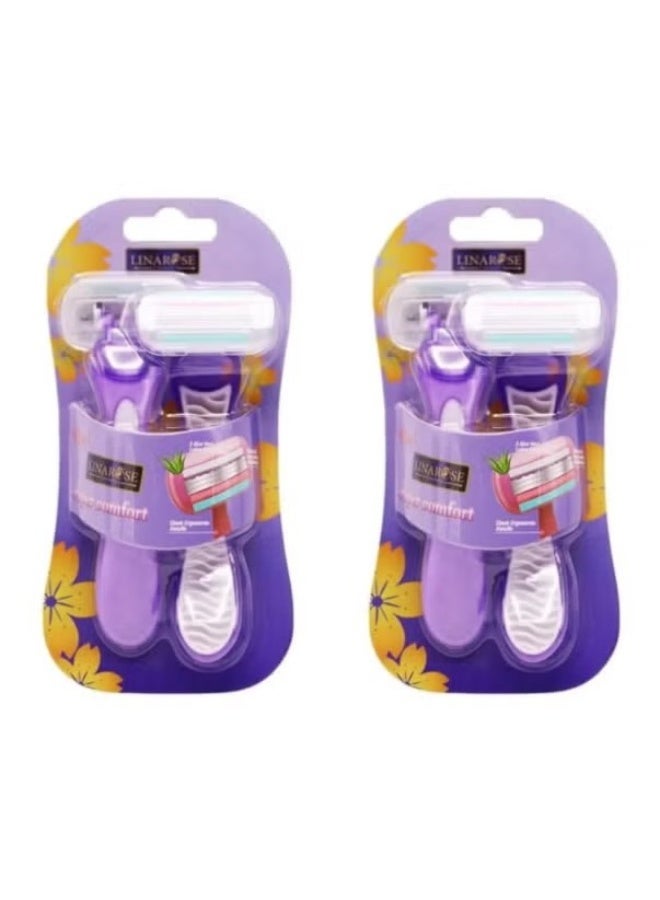 2Pcs LINAROSE Mini Truffle Cactus Shaver SUPER COMFORT