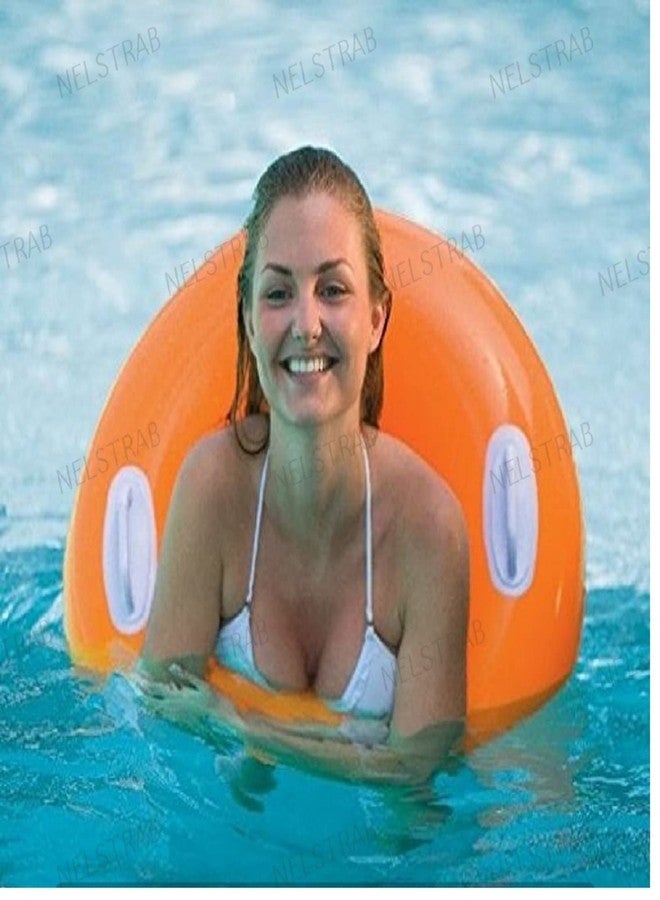 NELSTRAB:- Pool Swim Tube with 2 Handles for Swimming Pool Beach Baby(Size - 30''inch)(Multi Colour)(8 + Years Up)(Set of 1) - Image 3