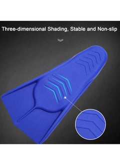 QSHOP Soft Silicone Diving Fins – High Elasticity & Endurance Light Full Foot Swimming Fins | Open Heel Swim Fins for Snorkeling or Swimming Training for Adults Men Women Kids  - Image 3