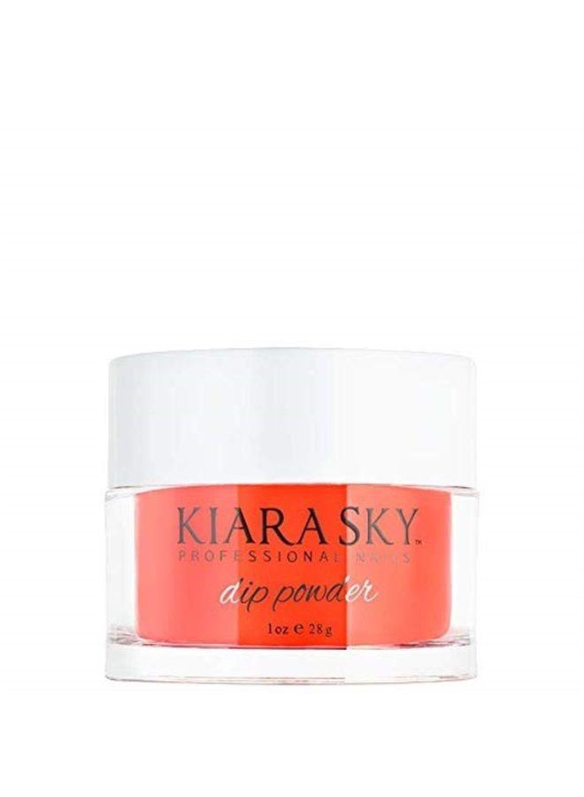 KIARA SKY Professional Nails, Nail Dipping Powder 1 oz. - Orange tones (Peach-A-Roo) - Image 1