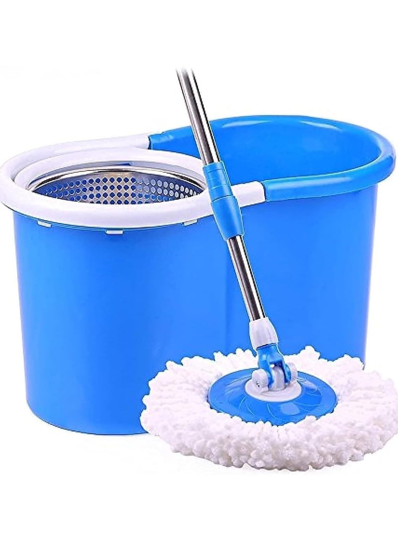 Bucket with a metal rotary juicer and drinker