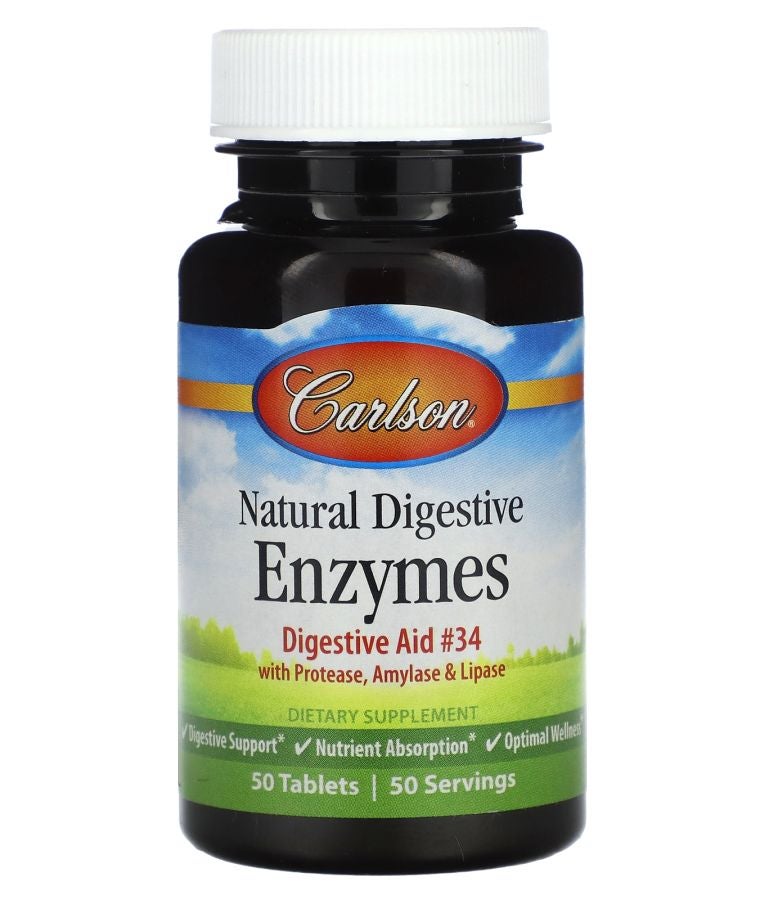 Natural Digestive Enzymes  50 Tablets