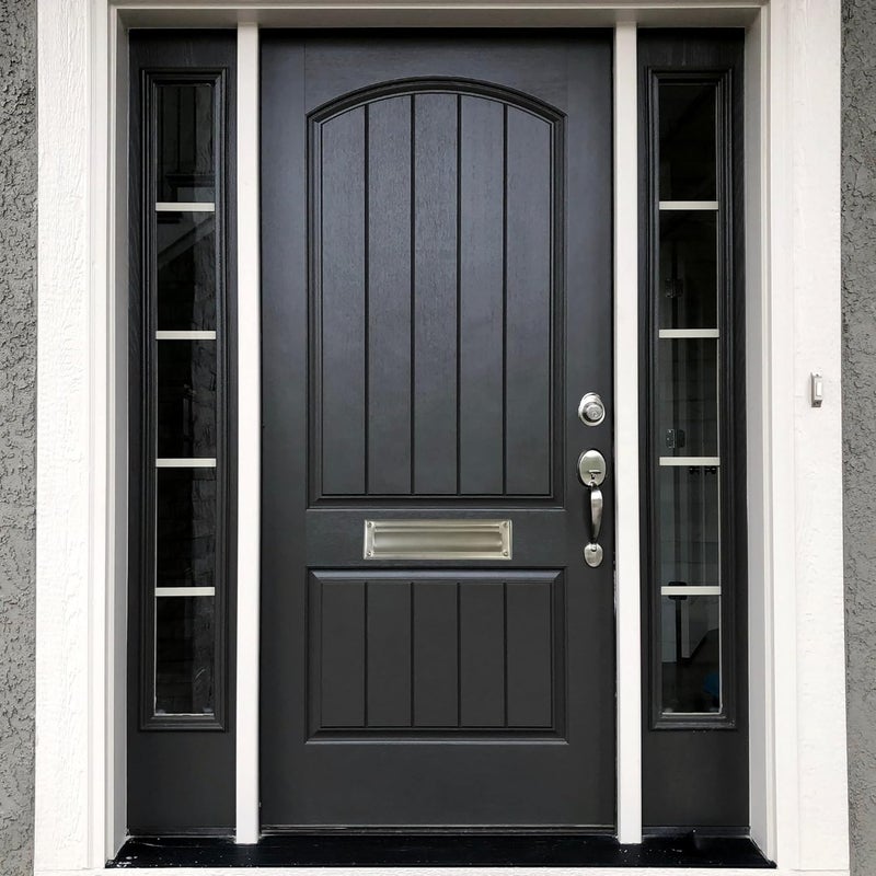 ARCHITECTURAL MAILBOXES Steel Mail Slot Accessory, Satin Nickel, MS00SNAM, Satin Nickel - Image 1