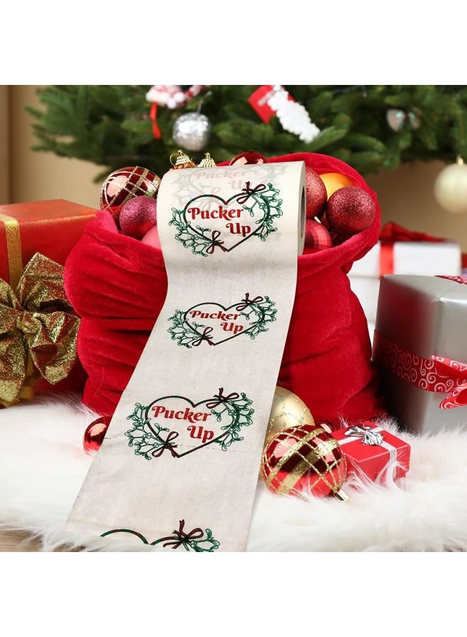 Gears Out Pucker Up Mistletoe Toilet - Funny Christmas Bathroom Tissue - Weird Christmas Gag Gifts for Friends - Image 5