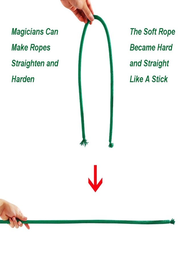 Ovewibi Stiff Rope Magic Tricks Magic Rope Makers-Magic Props for Comedy Stage and Birthday Party (Green) - Image 4