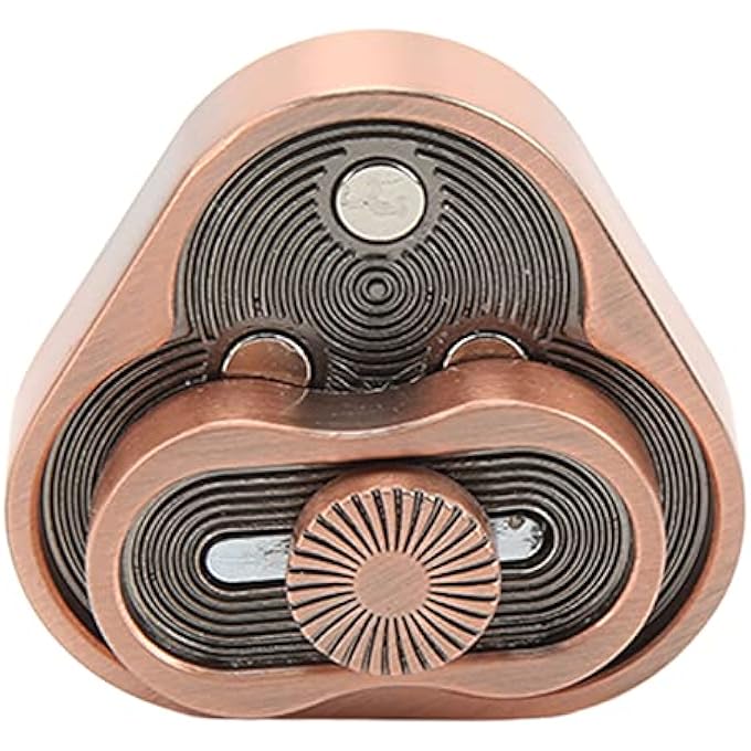 POENVFPO Push Slider Fidget Toy Tri Aluminum Alloy Stress Reliever for Adults Kids Anxiety ADHD Quitting Bad Habits - Image 3