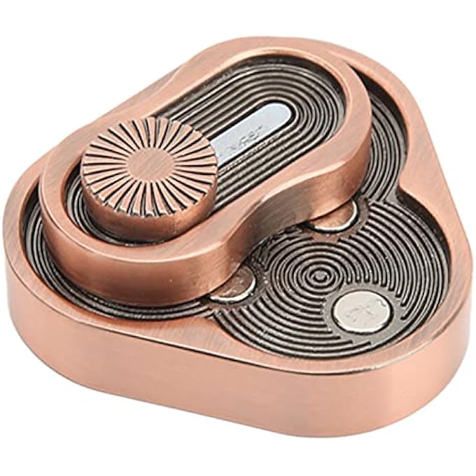 POENVFPO Push Slider Fidget Toy Tri Aluminum Alloy Stress Reliever for Adults Kids Anxiety ADHD Quitting Bad Habits - Image 5