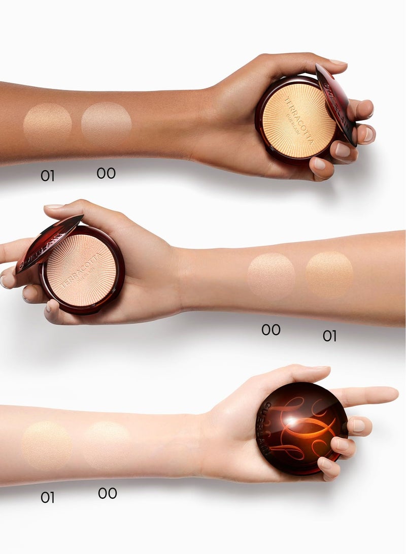 غيرلان بودرة الوجه تيراكوتا لايت من جيرلان لومينوسيتي راديانس 01 فاتح دافئ 10 جرام - Image 2