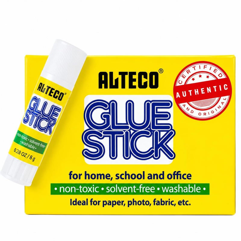 Alteco Glue Stick 8 g | Strong Adhesive for School, Office & Craft Work - Image 2
