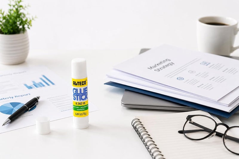 Alteco Glue Stick 8 g | Strong Adhesive for School, Office & Craft Work - Image 5