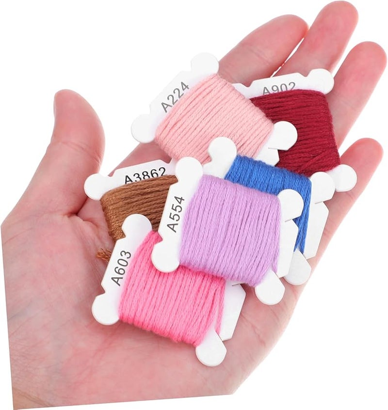 Coheali 80 Colors Embroidery Thread Kit Cotton Yarn For Machine And Hand Sewing - Image 4