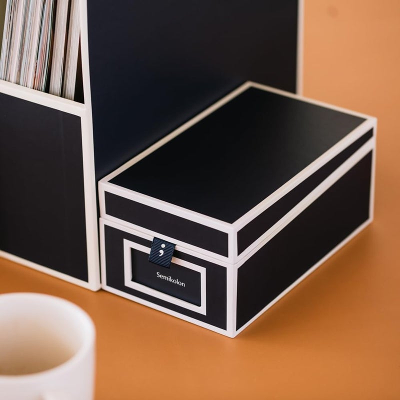 Semikolon - Business Card Box with Alphabetical Tabs, Fango - Image 5