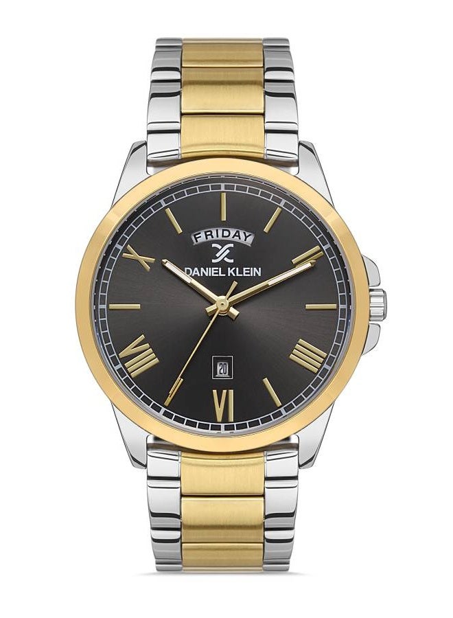 DANIEL KLEIN Leather Analog Watch DK.1.13326-4