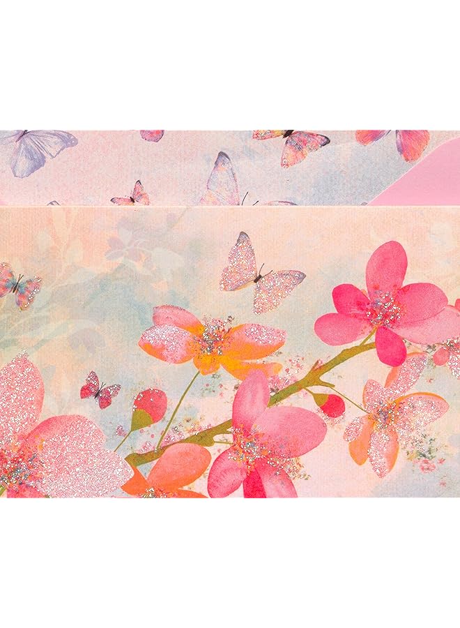 Papyrus Blank Cards With Envelopes For Thank You Birthday Thinking Of You And All Occasions Blossoms 12 Count - Image 3