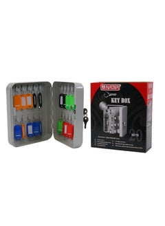 PARTNER Key Storage Box With Key Tags 20 Key Capacity 