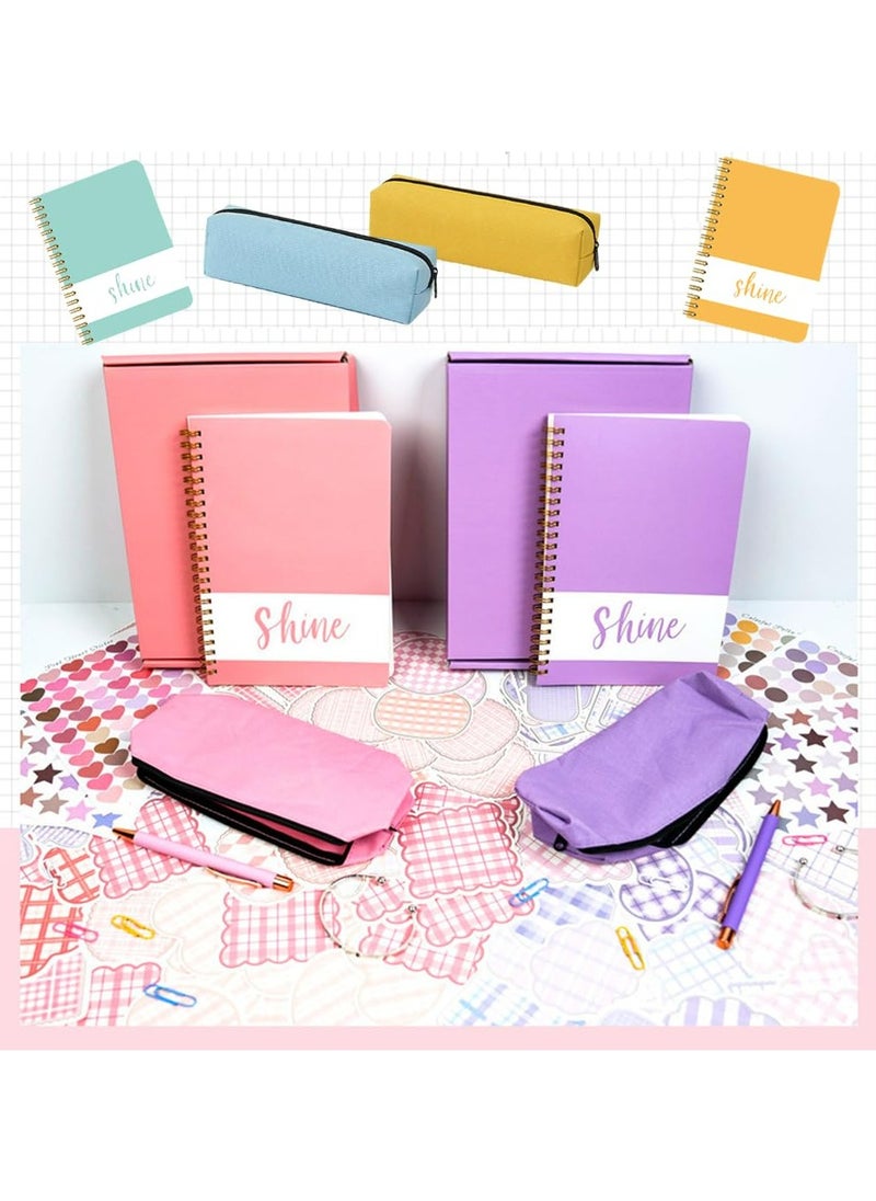CMGTYYD - CMGTYYD DIY Journal Kit,Notebook Diary Supplies Set with Pen Sticker,Clip,Note,Pen Case,Unleash Creativity Making Journal Booklet Art Craft Kit,Scrapbooking Supplies for Travel Tween Boys Girls-Green - Image 1