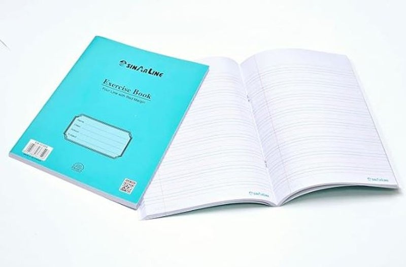 Sinarline Exercise Notebook - Four Lines