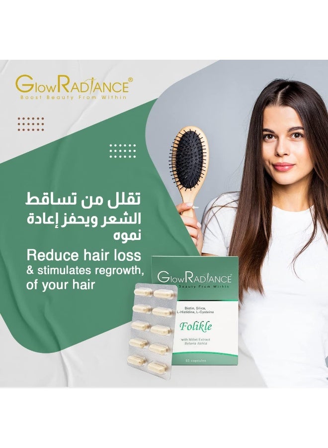 GlowRadiance Glow Radiance Folikle For Stronger and Healthier Hair - 60 Caps - Image 3