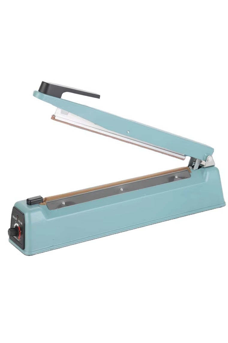 Denx Electric Impulse Sealer Machine with UK Plug - 300mm, 330W - Manual Bags Sealing Machine with 8 Adjustable Temperature Levels for Quick Heating - Ideal for Plastic PP, PE Bags, Pouches, Food Packaging, and Small Business Use - Image 3