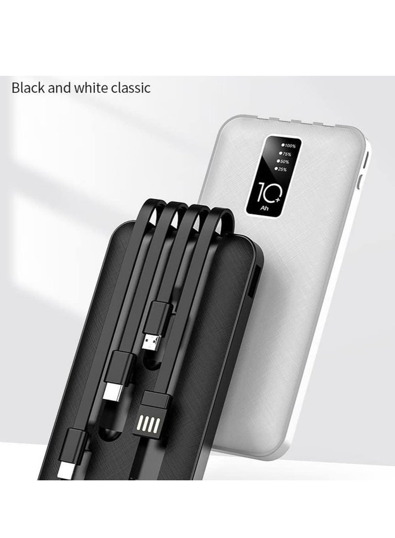 ELTRAZONE "Fast Charging Power Bank – 10,000mAh Portable Charger with 4-Device Simultaneous Charging (Black/White)" - Image 5
