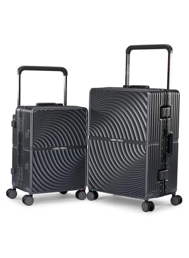 LIMRA travel bags from limra made of pc , consisting of two pieces , size 21"-25" inches