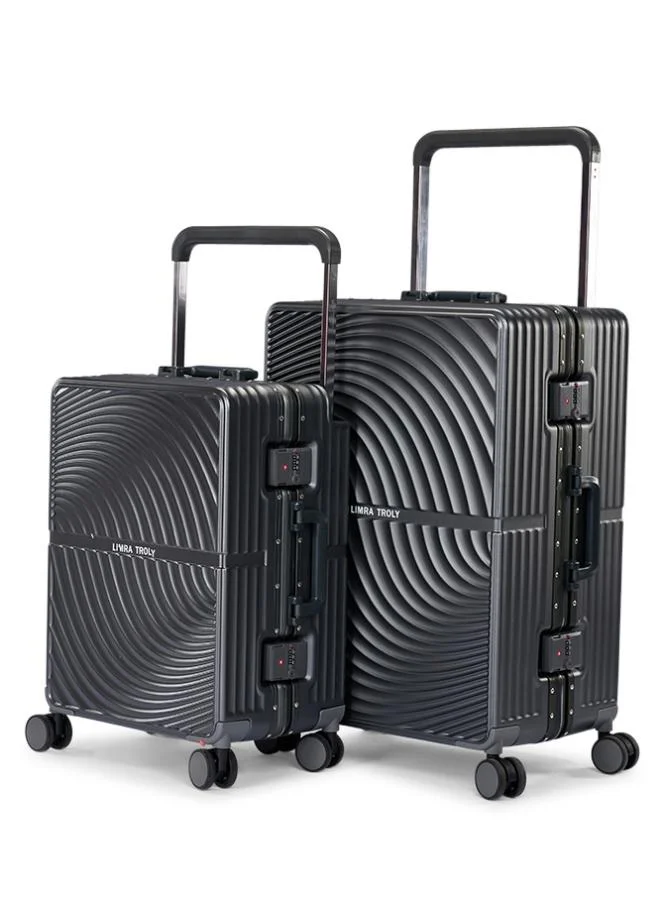 LIMRA travel bags from limra made of pc , consisting of two pieces , size 21"-25" inches