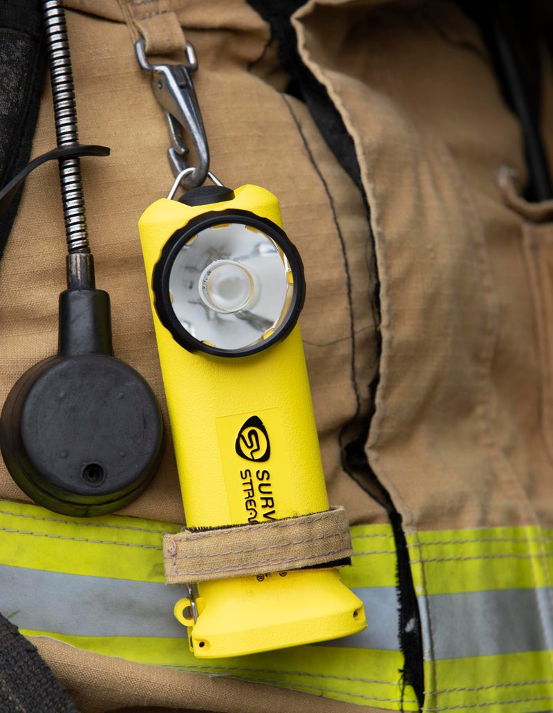 Streamlight 90510 Survivor 175-Lumen Rechargeable Safety-Rated Firefighter Right Angle Flashlight Without Charger, Yellow - Image 3
