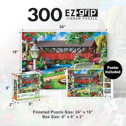 Masterpieces 300 Piece EZ Grip Jigsaw Puzzle Country Park 18x24 - Image 5