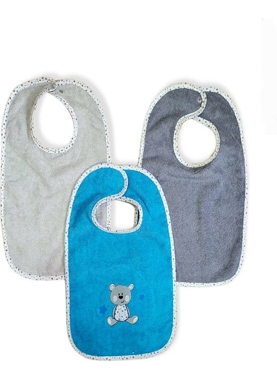 Alpar Tekstil Outlet Product 3-Piece Large Towel Sleeveless Bib 30X42 Cm* Men / Colors Sent Mixed  - Image 1