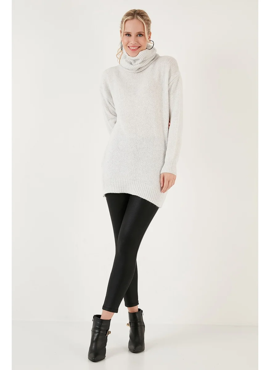 Lela Turtleneck Knitted Long Sweater Women's Sweater 4615018