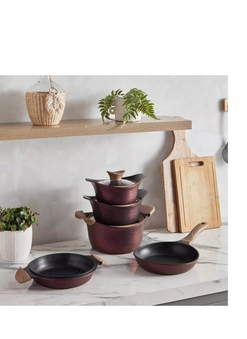 NeoKlein - 8 Pcs Titanium Cookware set -Royal Color - Image 1