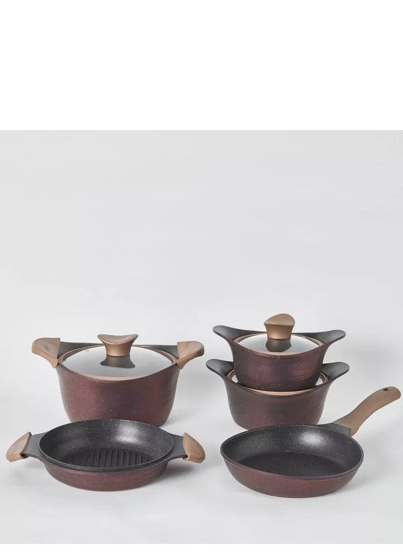 NeoKlein - 8 Pcs Titanium Cookware set -Royal Color - Image 1