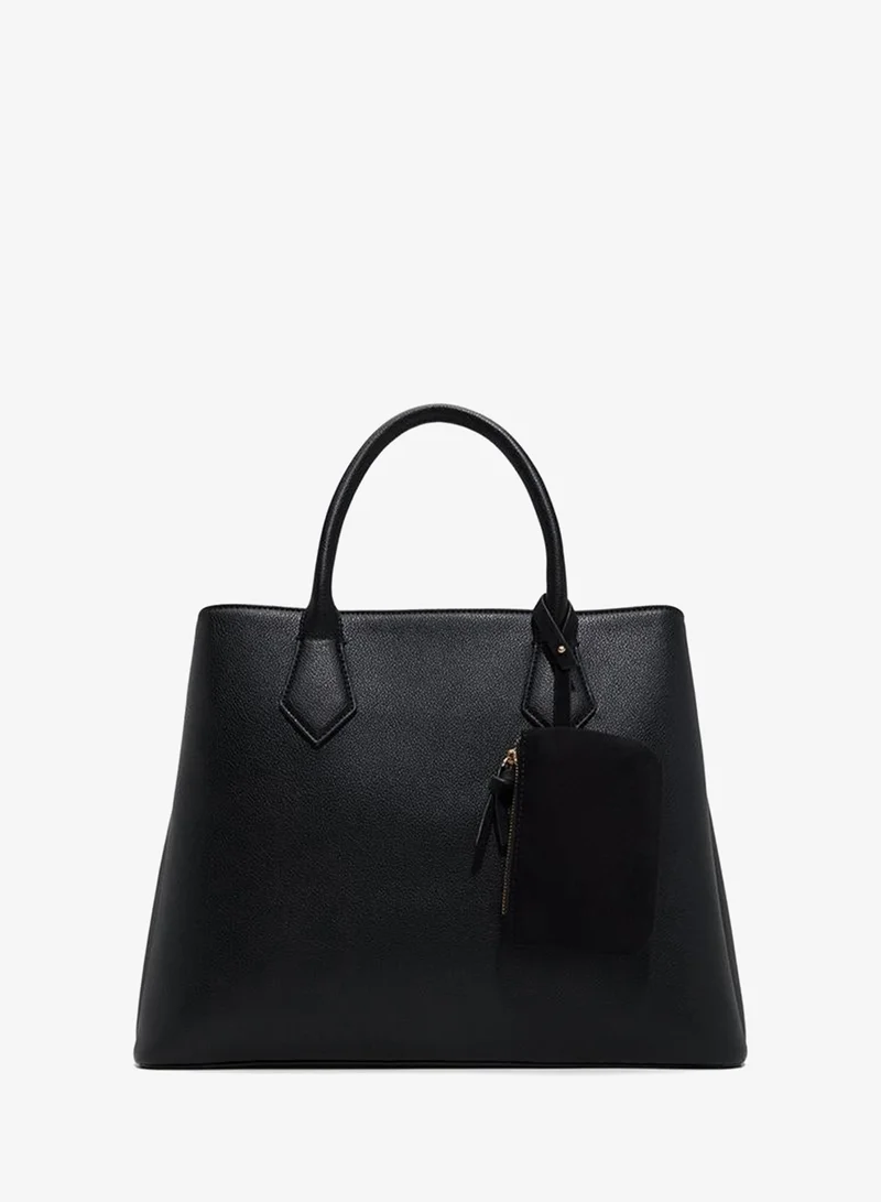 Charlottee Ladies Black Satchel Bag