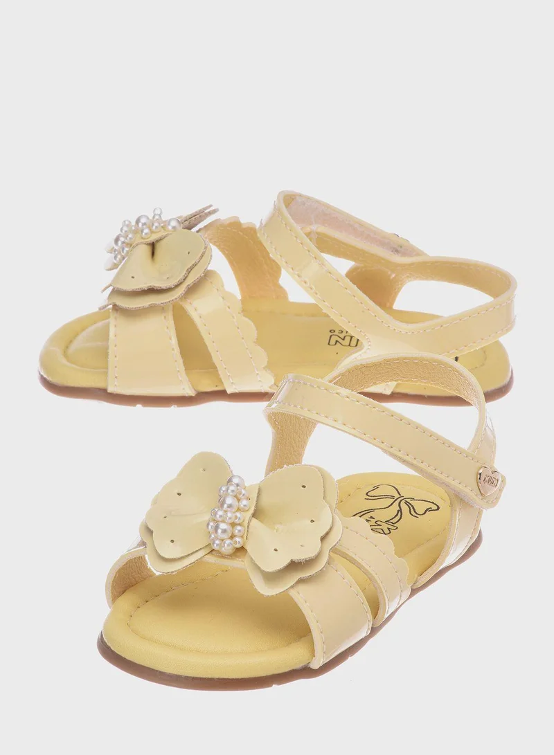 Klin Kids Front Bow Sandals