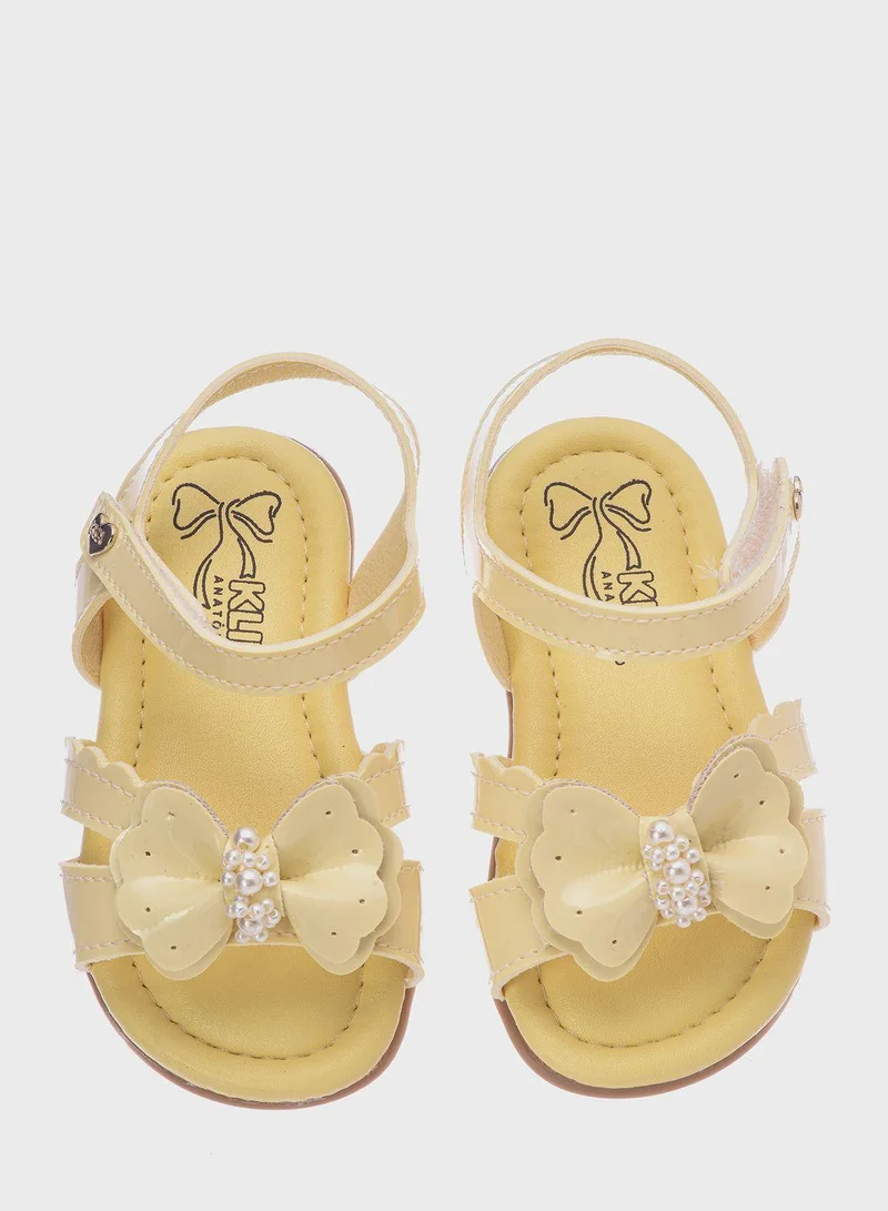 Klin Kids Front Bow Sandals