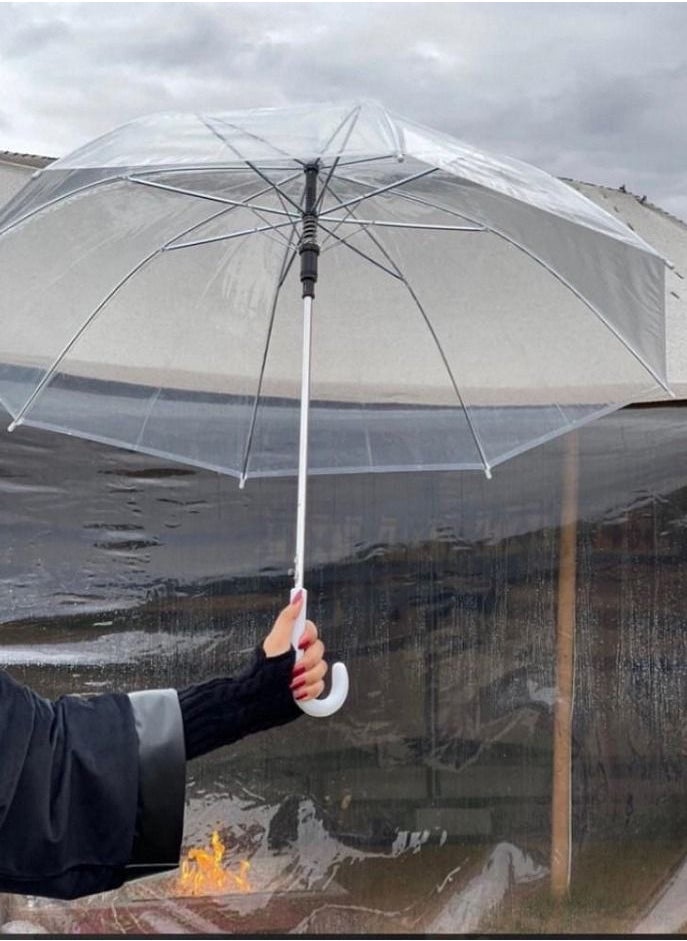 Generic - Semi-automatic transparent umbrella - Image 1