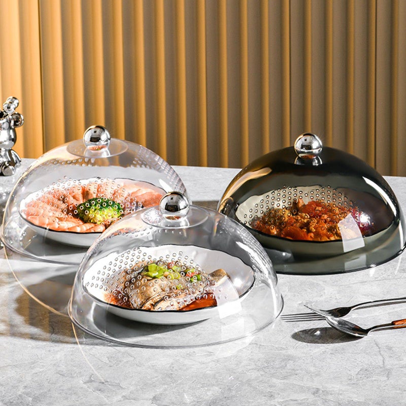 Transparent Food Cover Mesh Net For Kitchen Dining Table Picnic Prevents Flies Allows Air Circulation - Image 4