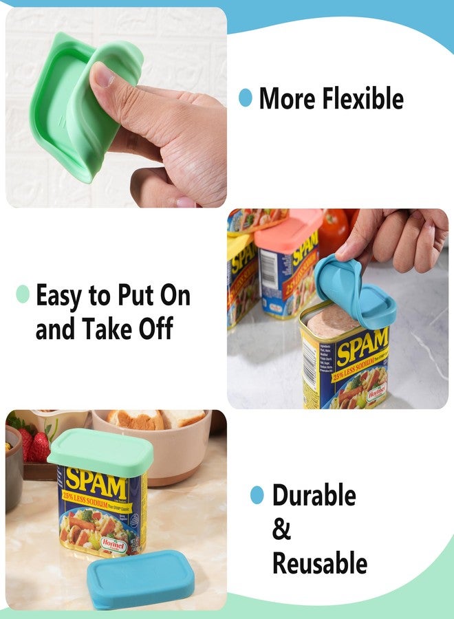 Purekra 2 PCs Silicone Can Lids for SPAM Jalapeño Can | Hormel Spam Can (12 oz), Rectangle Lid for Spam Canned Meat, Food Sealing Lid, Can Cover, Food Storage Cover, Freezer Dishwasher Safe (Can NOT Included) - Image 3