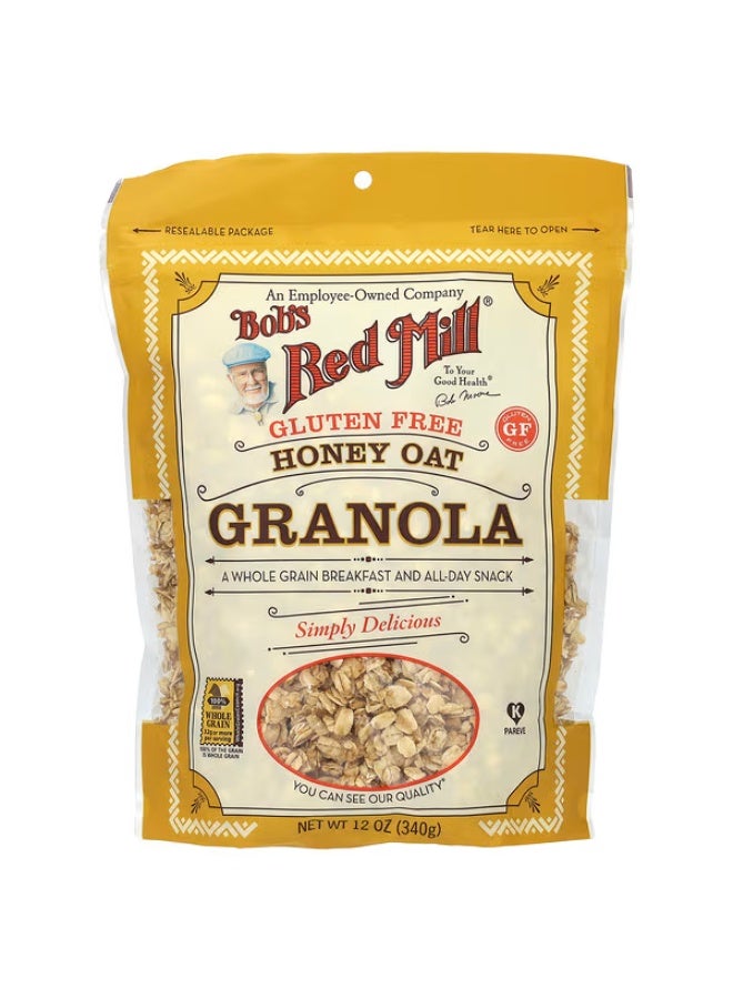 Bob's Red Mill, Granola, Honey Oat, Gluten Free , 12 oz (340 g)